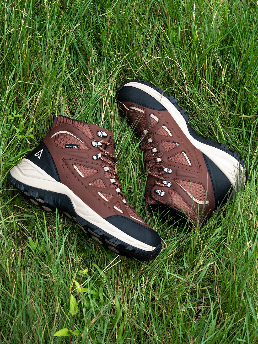 Brown Trekking Shoes for Men | High-Top Outdoor - Image 6