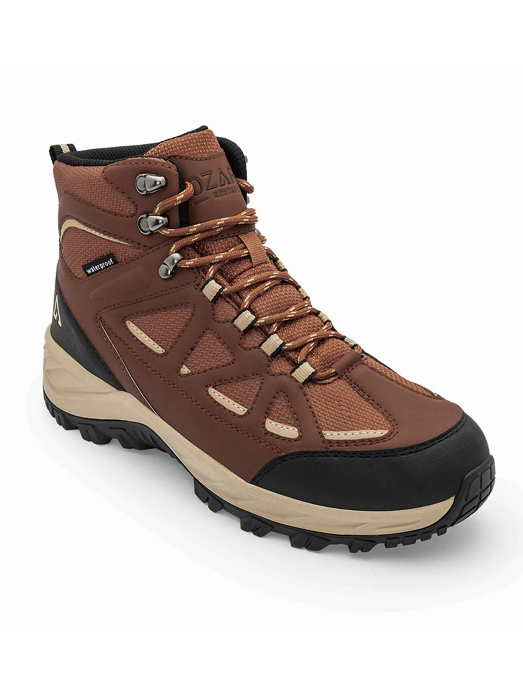 Brown Trekking Shoes for Men | High-Top Outdoor - Image 7