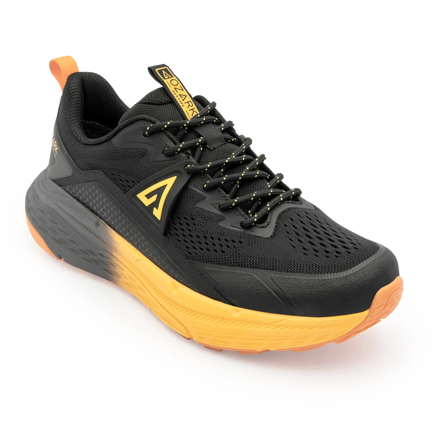 Ozark  Black & Yellow Trail Running Shoes for Men | Low-Cut Outdoor - Image 7