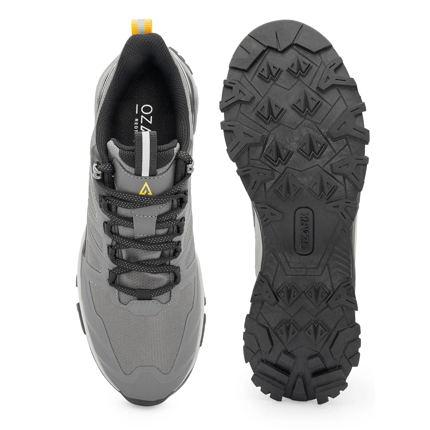 Dark Grey Hiking Shoes for Men | Low-Cut Outdoor - Image 5