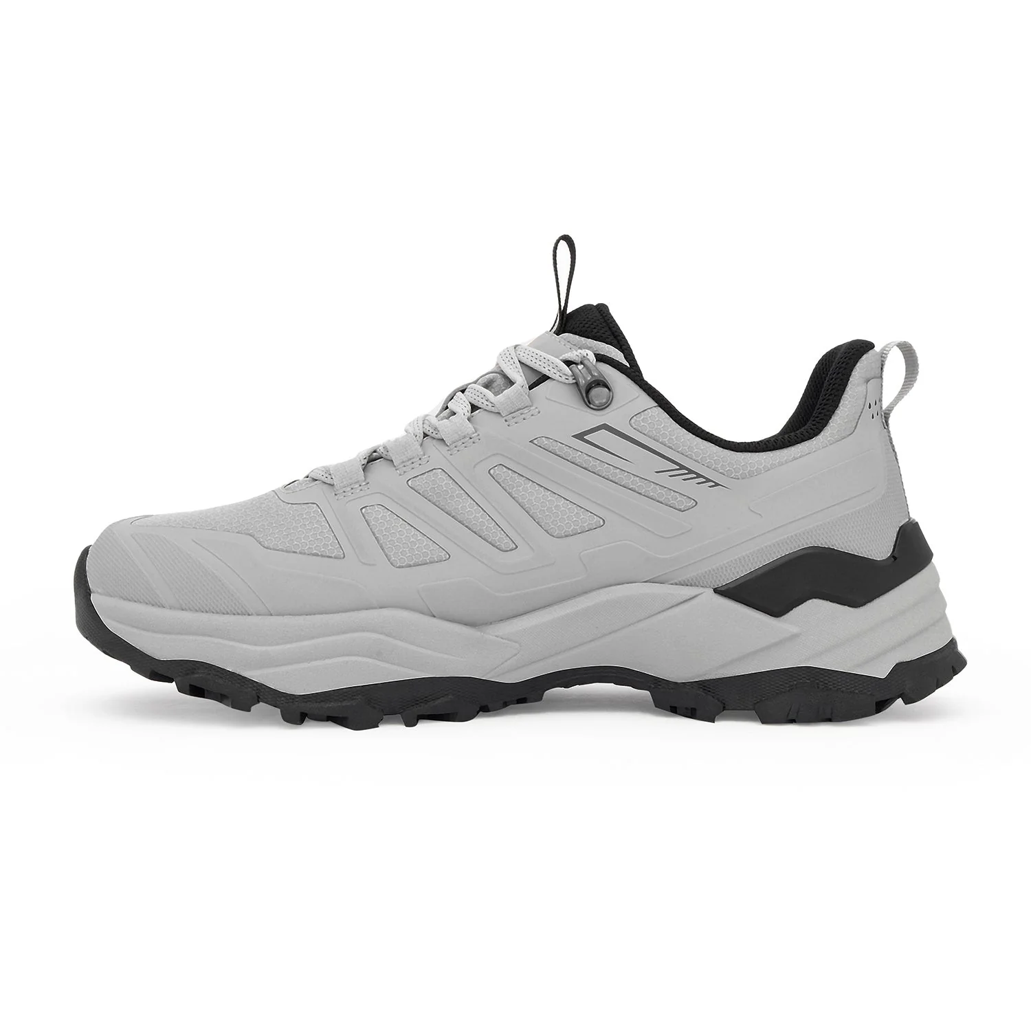 Light Grey Hiking Shoes for Men | Low-Cut Outdoor - Image 3