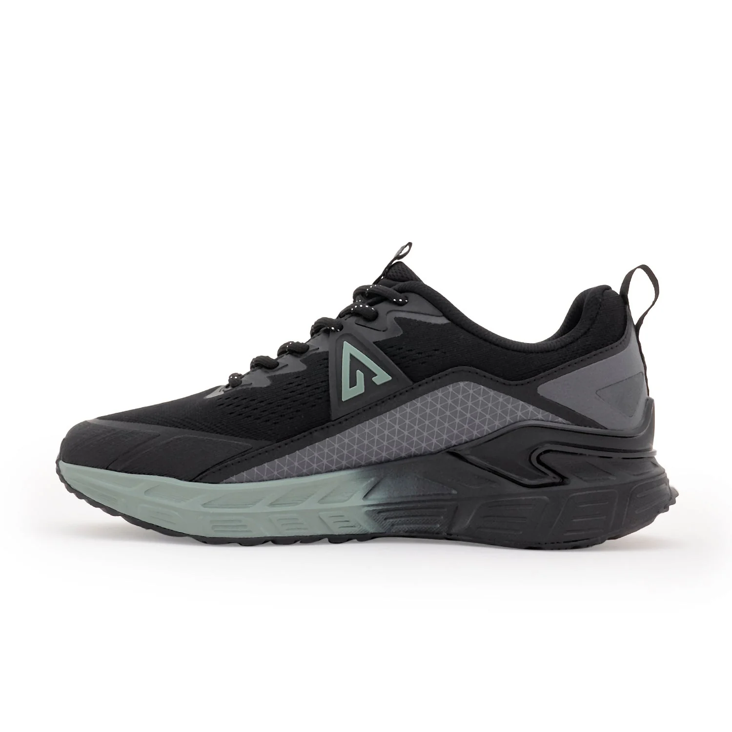 Trail Running Shoes for Men in Green & Black | Low-Cut Outdoor - Image 3