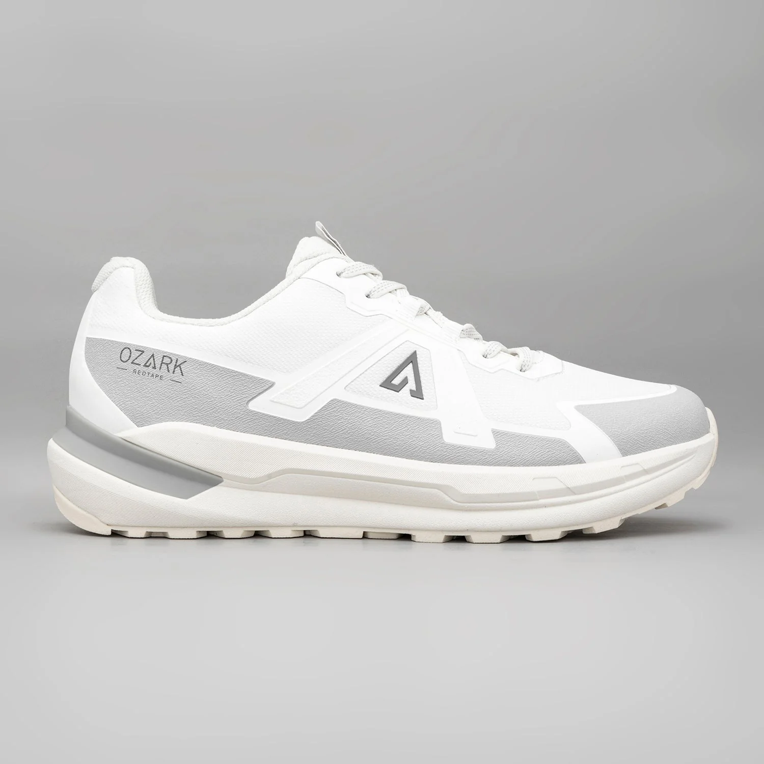 White Trail Running Shoes for Men | Low-Cut Outdoor - Image 2