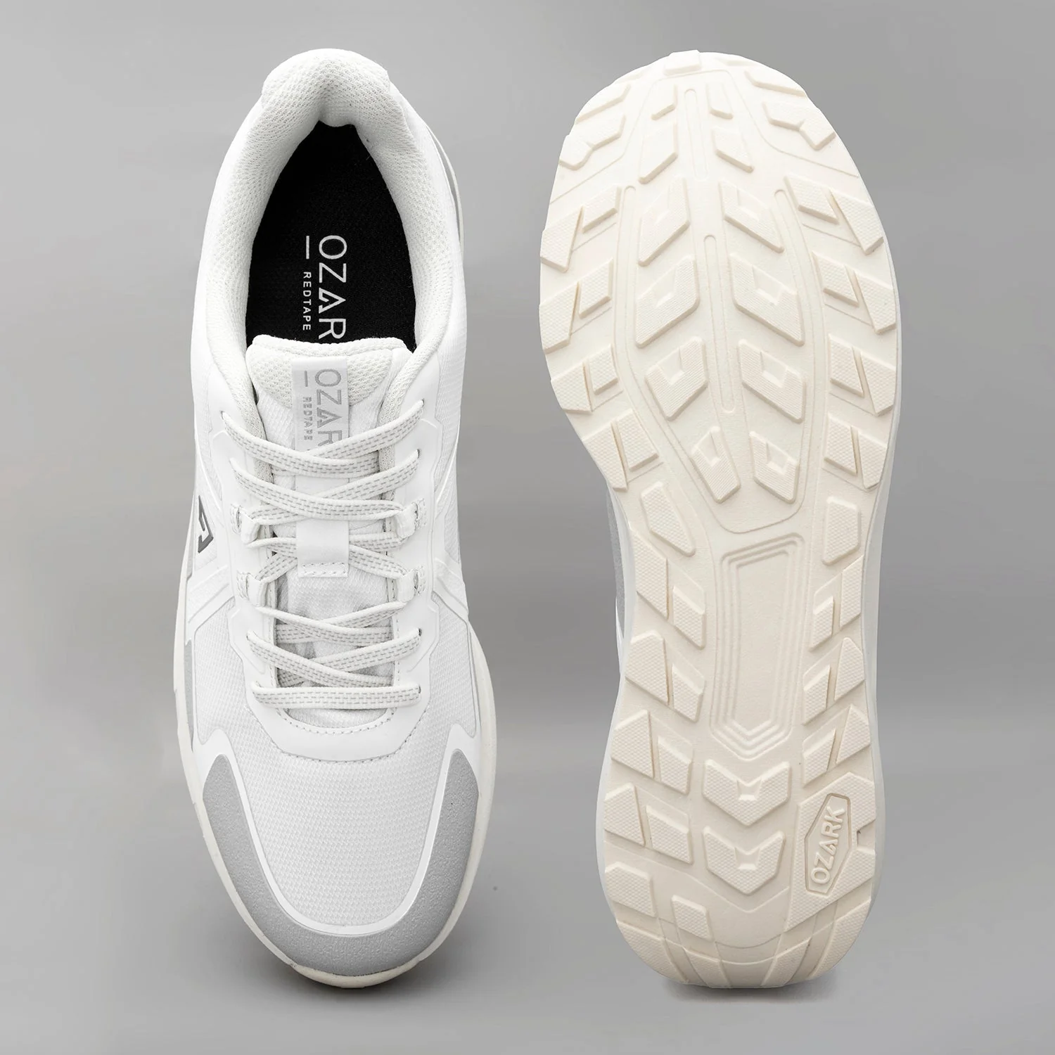 White Trail Running Shoes for Men | Low-Cut Outdoor - Image 5