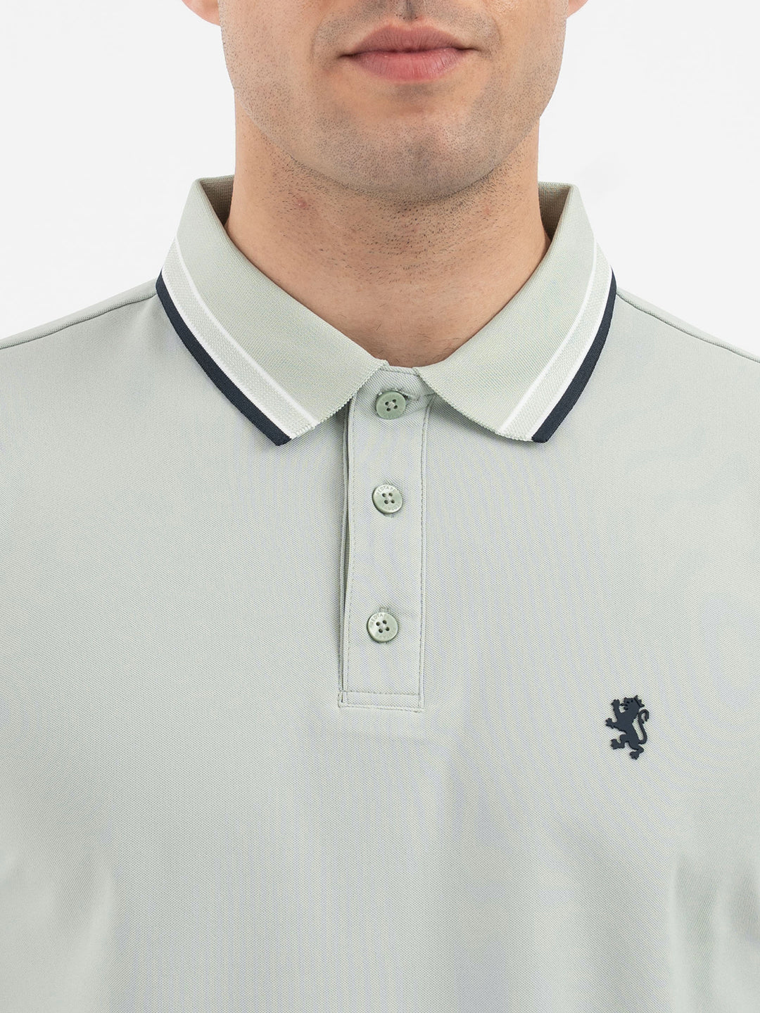 Red Tape Pastel Green Polo T-Shirt for Men - Image 4
