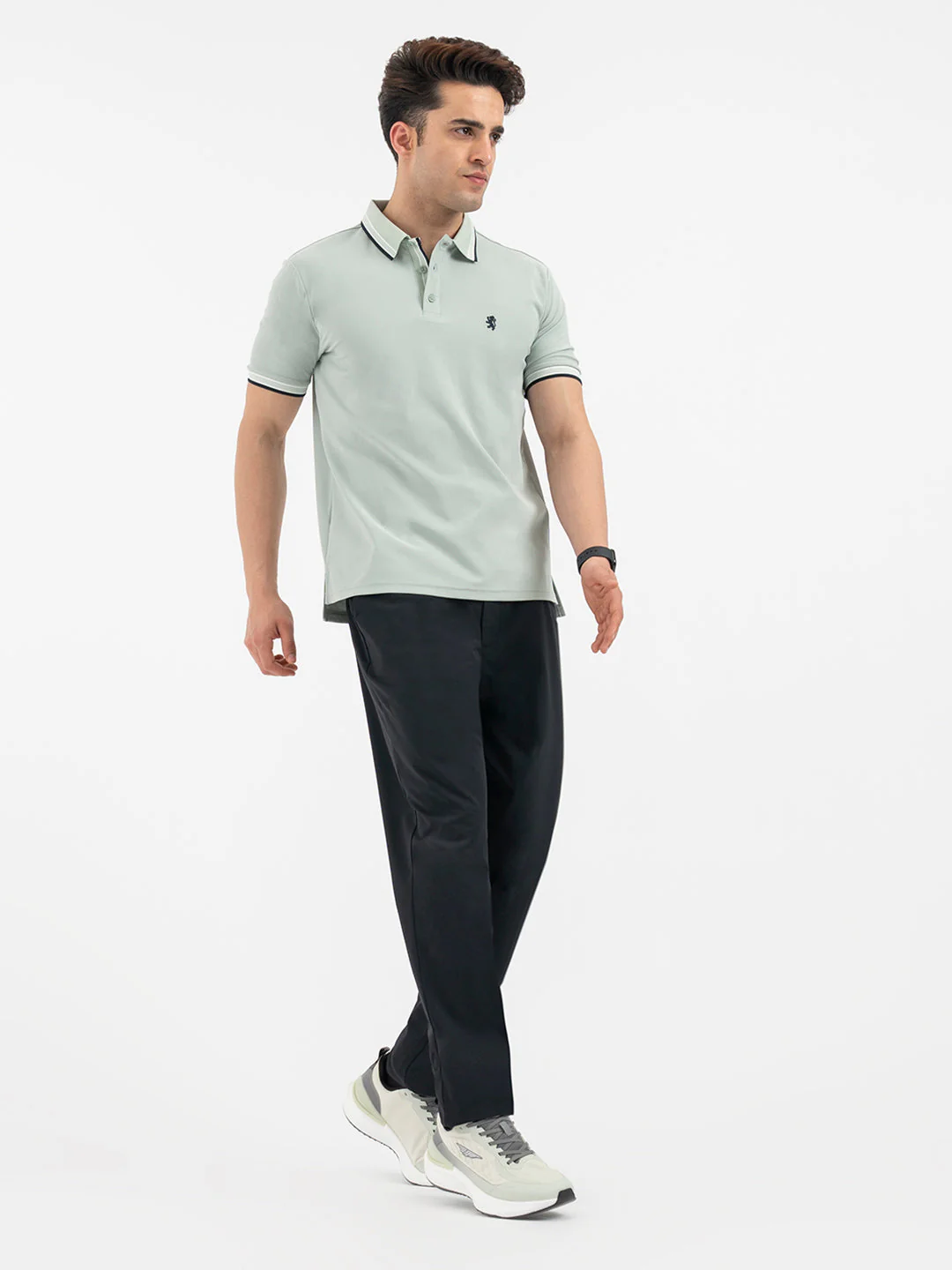 Red Tape Pastel Green Polo T-Shirt for Men - Image 5