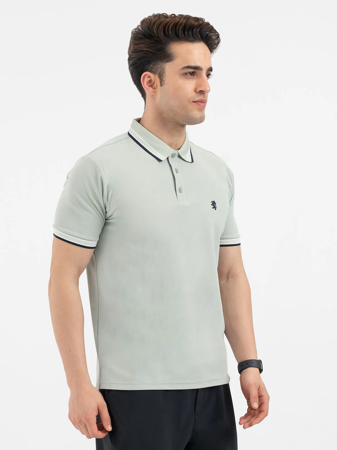 Red Tape Pastel Green Polo T-Shirt for Men - Image 6