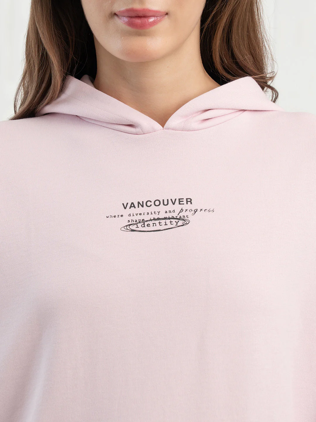 Pastel Pink Hoodie for Women - Image 5