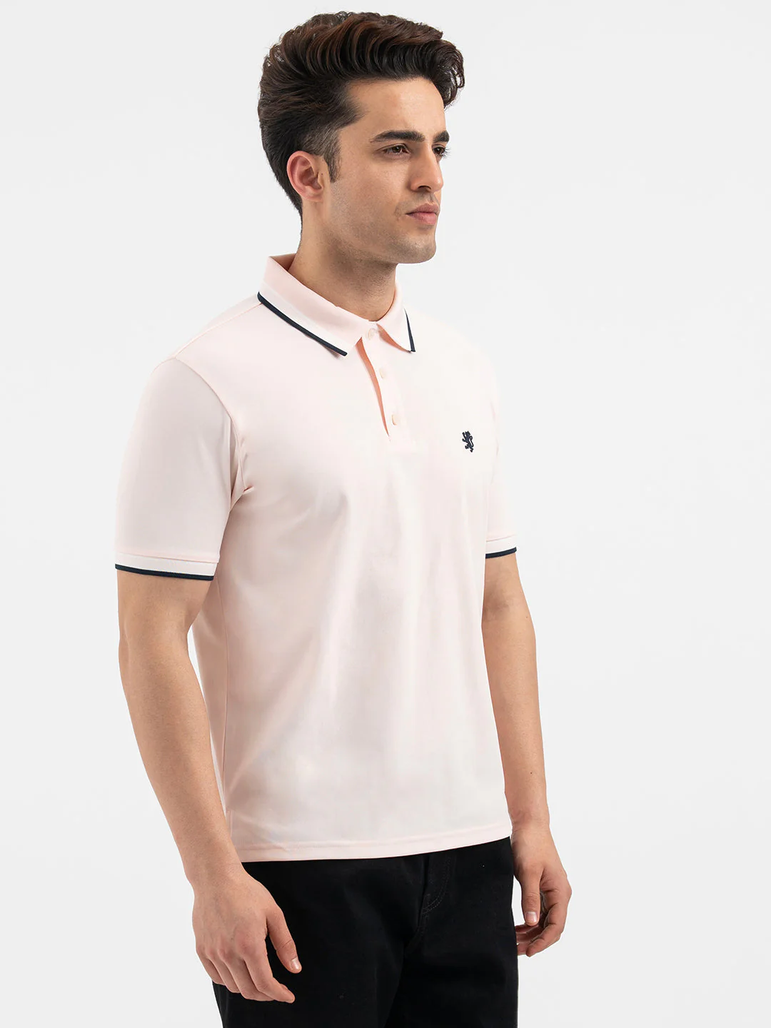 Red Tape Pastel Pink Polo T-Shirt for Men - Image 6