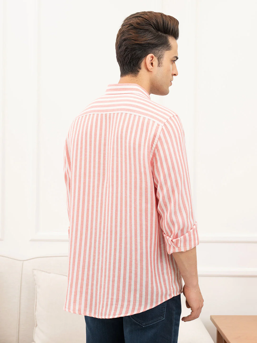 Peach Shirt Mens - Image 4