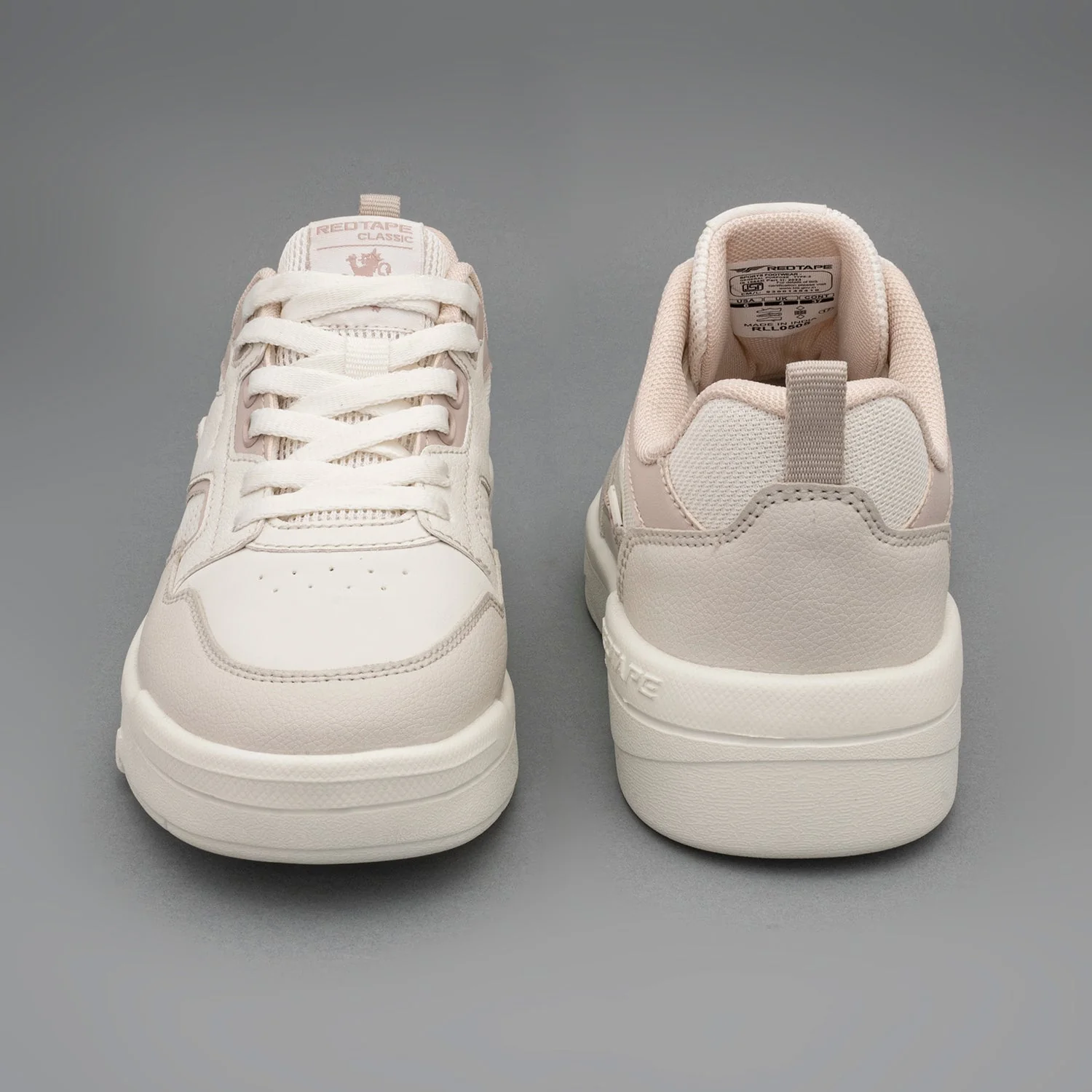 Pink & White Sneakers for Women - Image 4