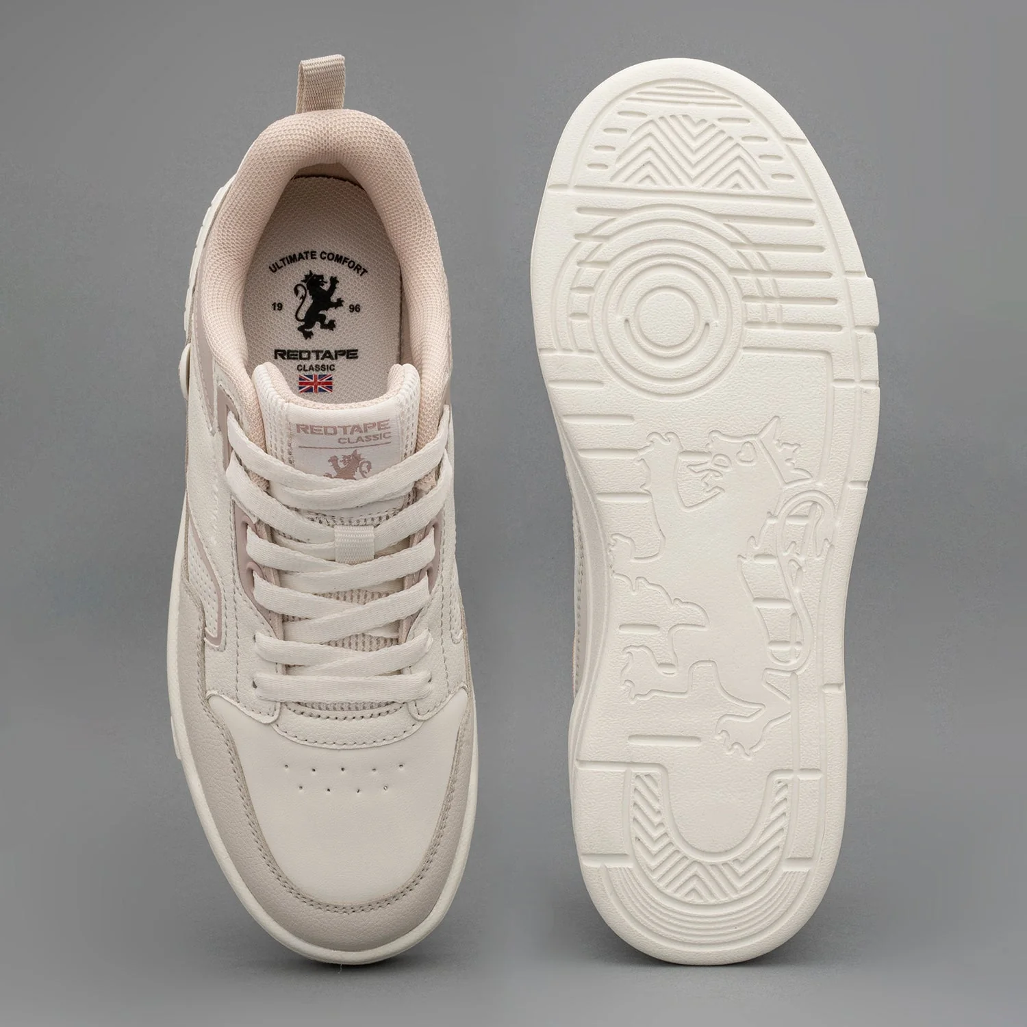Pink & White Sneakers for Women - Image 5