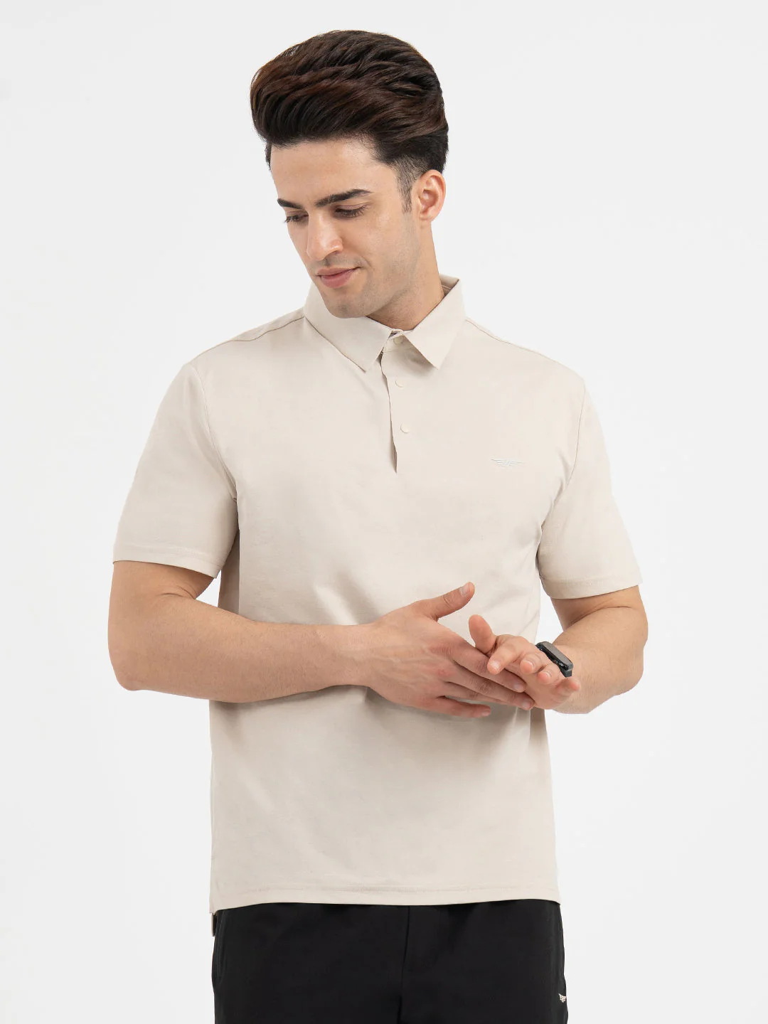 Polo T Shirts for Men in Beige - Image 6