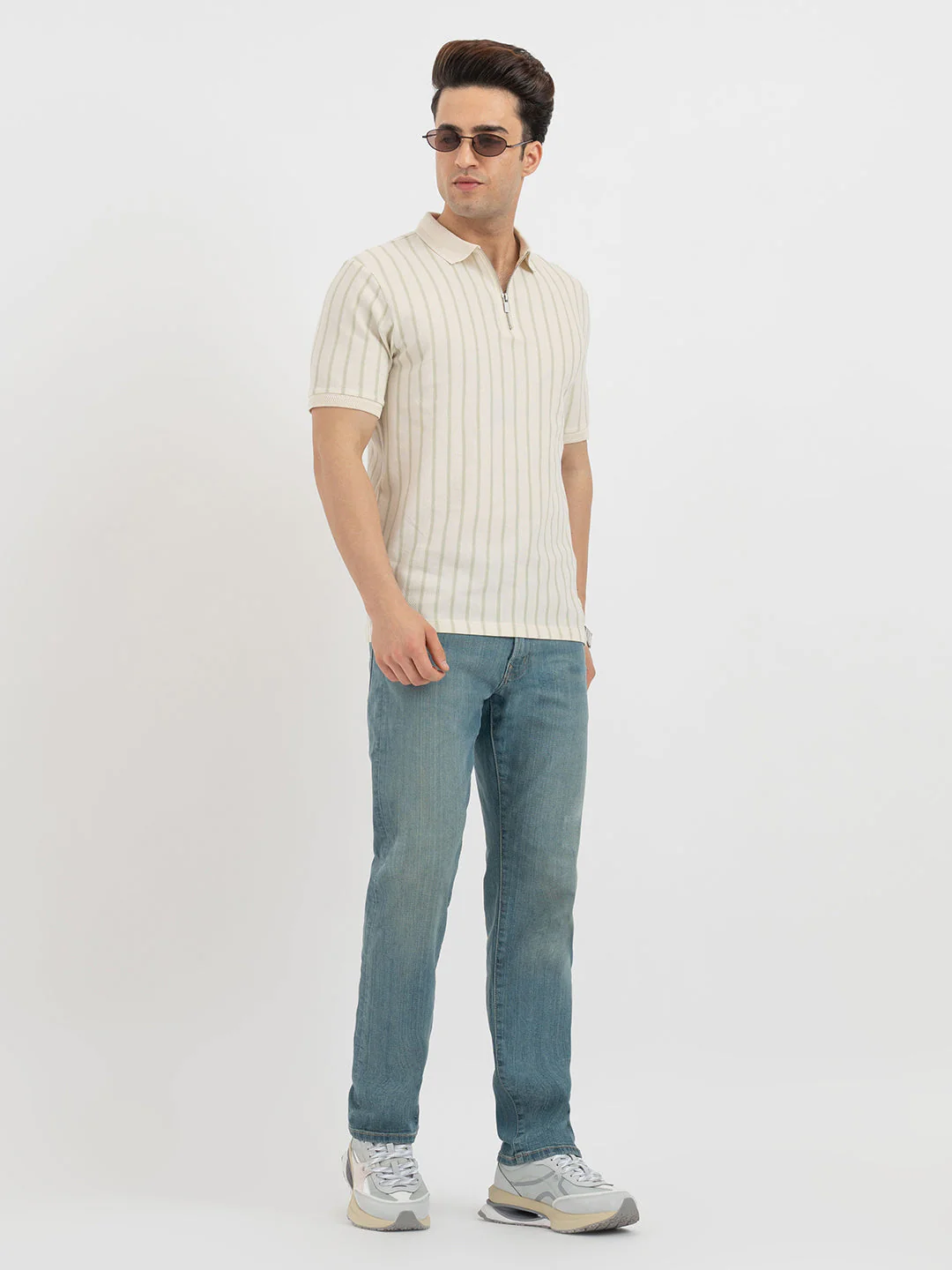 Polo T Shirts for Men in Beige - Image 5