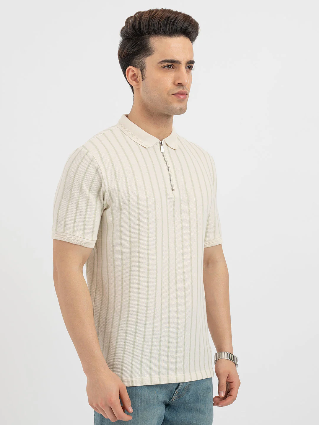 Polo T Shirts for Men in Beige - Image 6