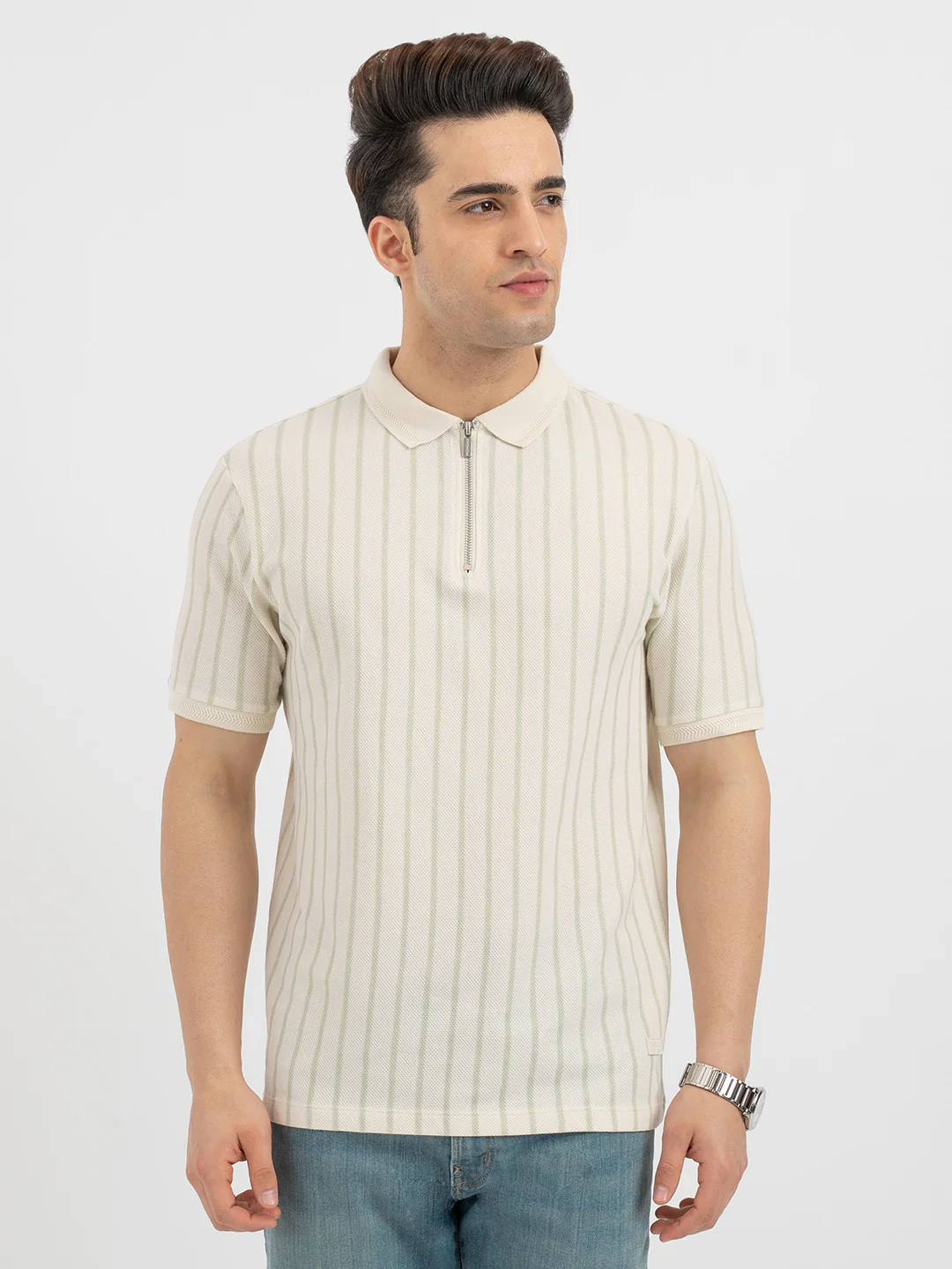 Polo T Shirts for Men in Beige - Image 7