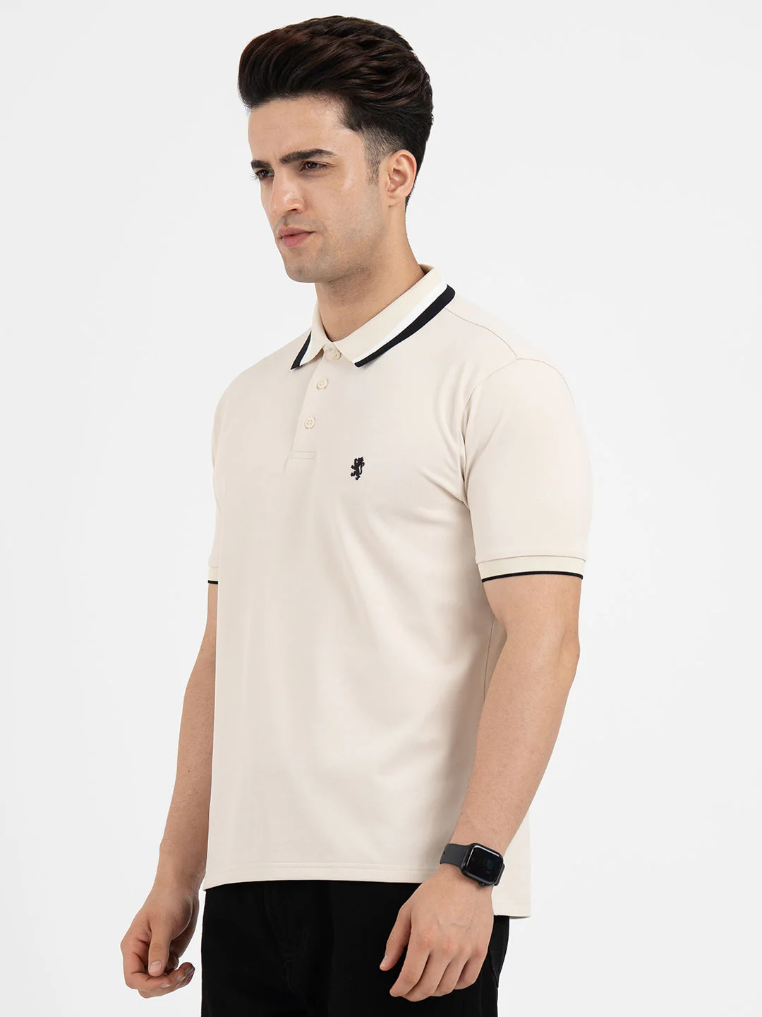 Polo T Shirts for Men in Beige - Image 2