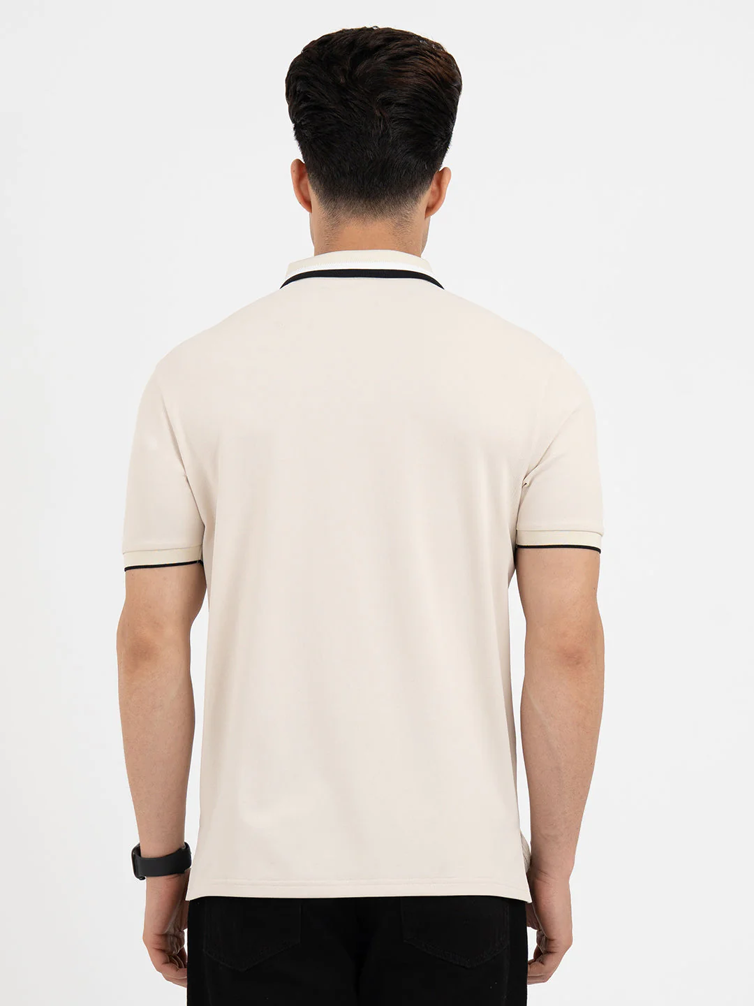 Polo T Shirts for Men in Beige - Image 3