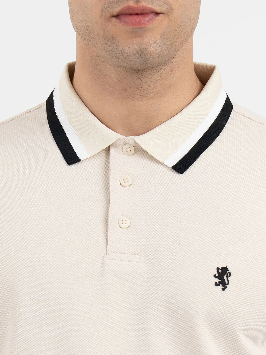 Polo T Shirts for Men in Beige - Image 4