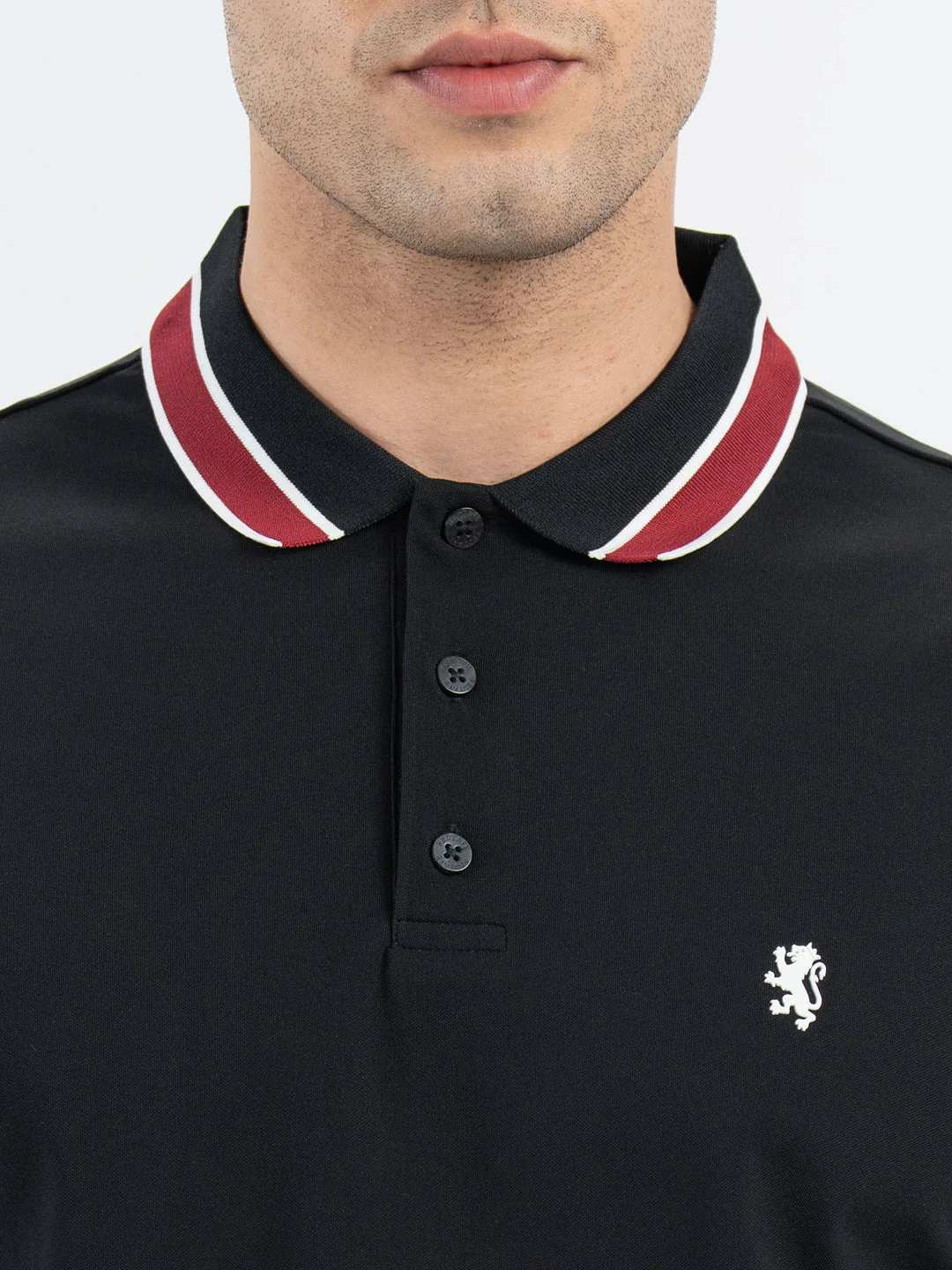 Polo T Shirts for Men in Black | Half Sleeve T Shirt - Image 5