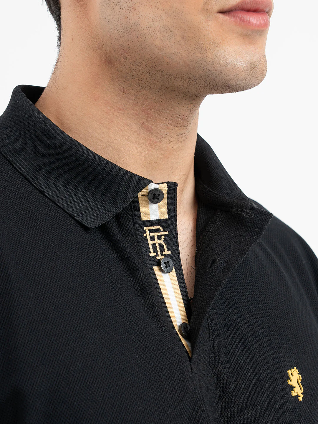 Polo T Shirts for Men in Black - Image 7