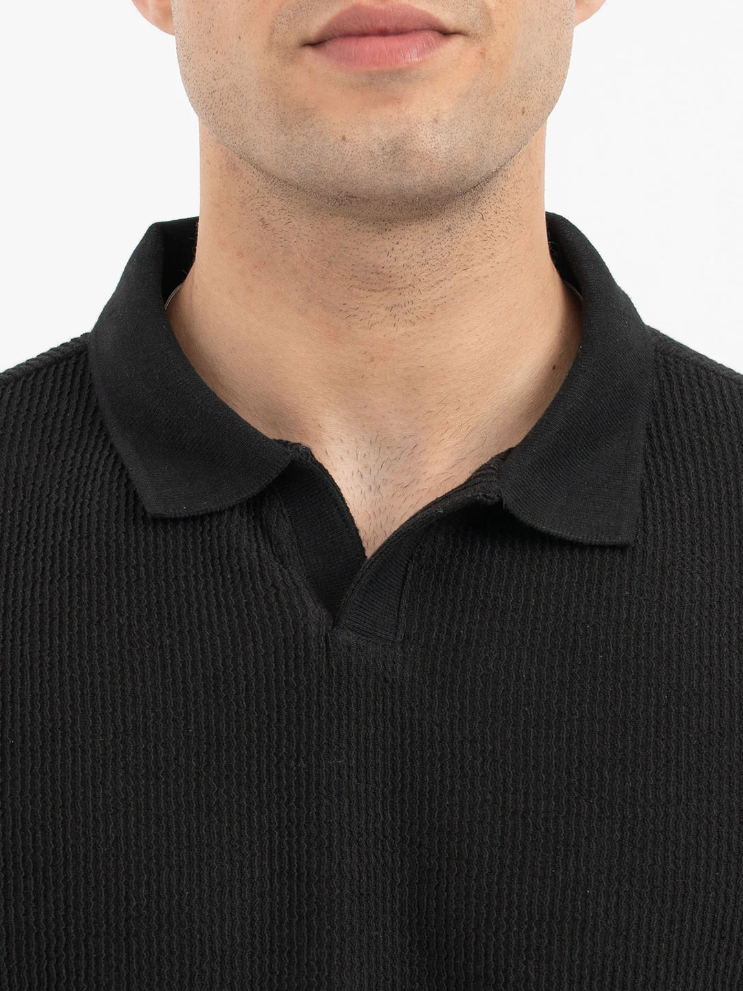 Polo T Shirts for Men in Black - Image 4