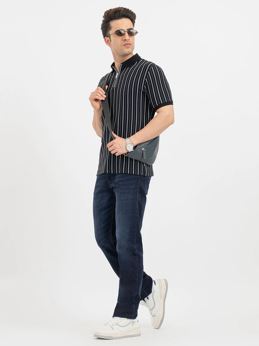 Polo T Shirts for Men in Black - Image 5