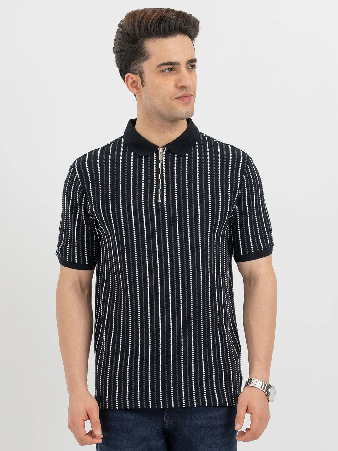 Polo T Shirts for Men in Black - Image 7