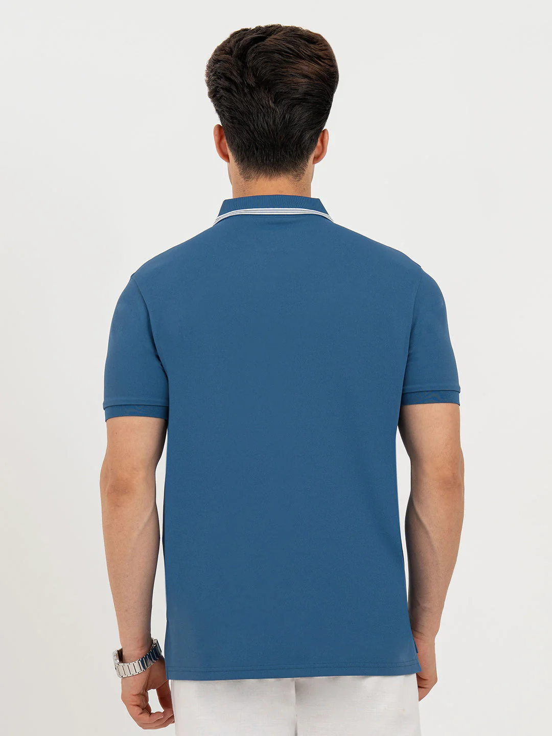 Polo T Shirts for Men in Dark Blue | Classic Polo T Shirts - Image 3