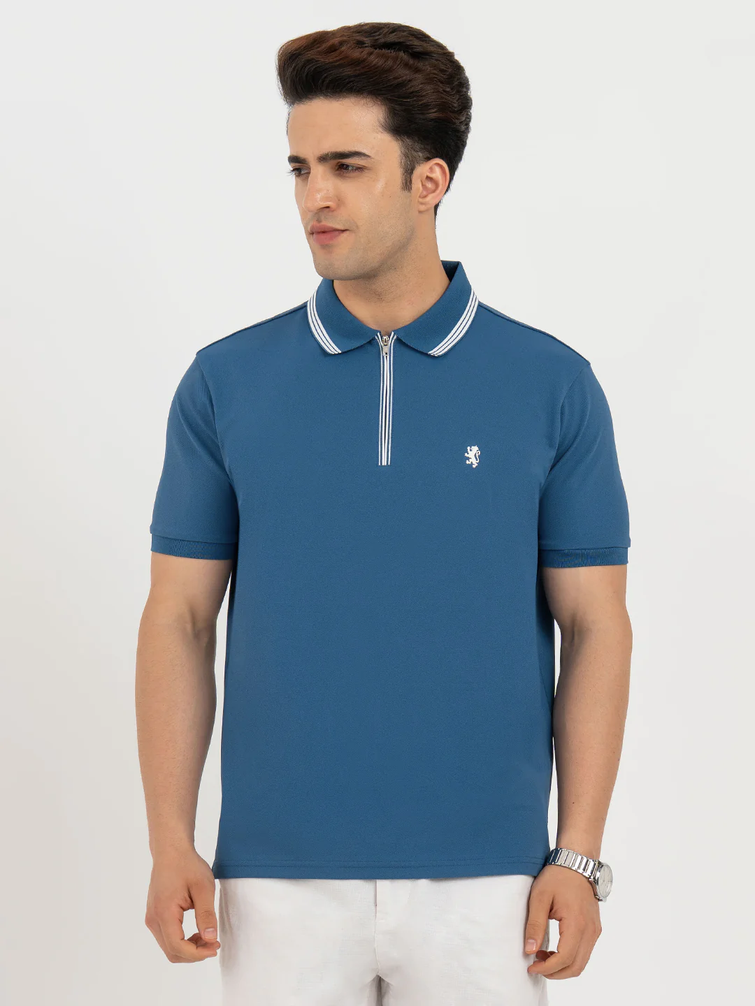 Polo T Shirts for Men in Dark Blue | Classic Polo T Shirts - Image 7