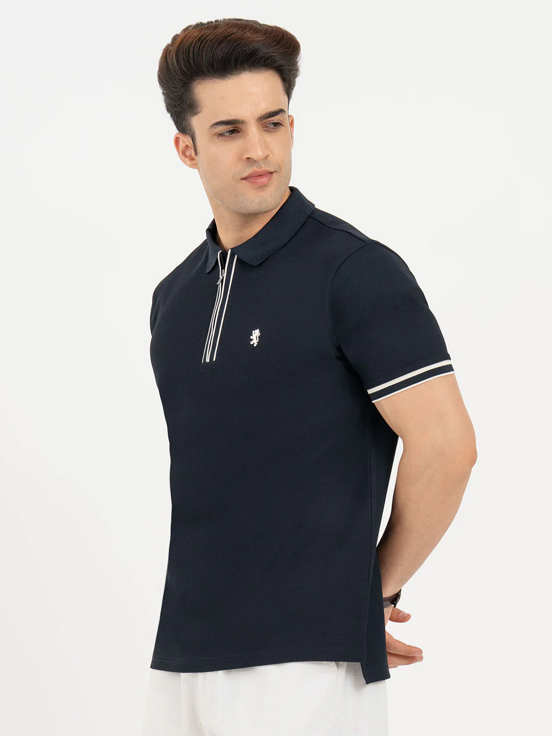 Polo T Shirts for Men in Dark Navy | Classic Polo T Shirts - Image 2