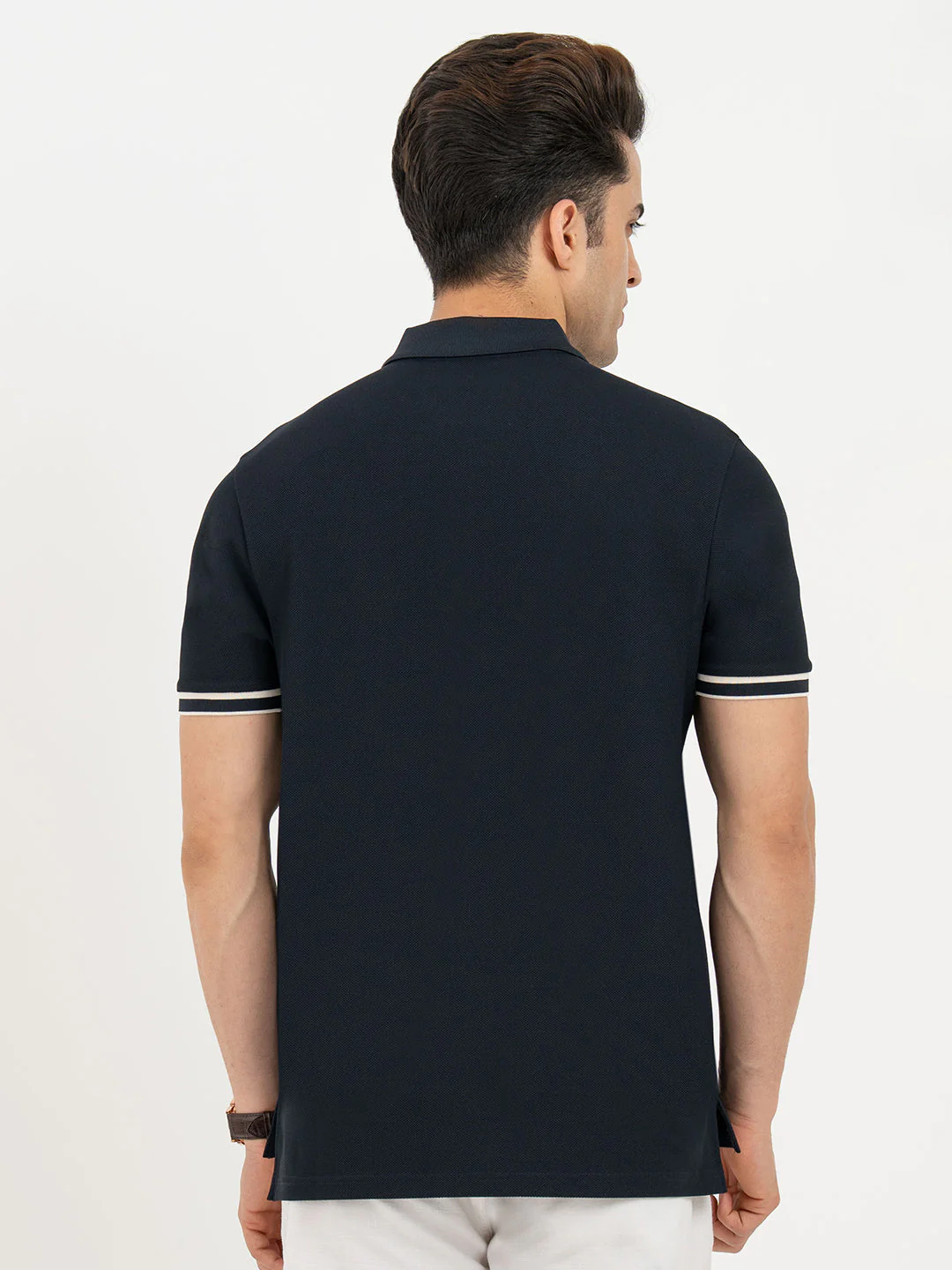 Polo T Shirts for Men in Dark Navy | Classic Polo T Shirts - Image 3