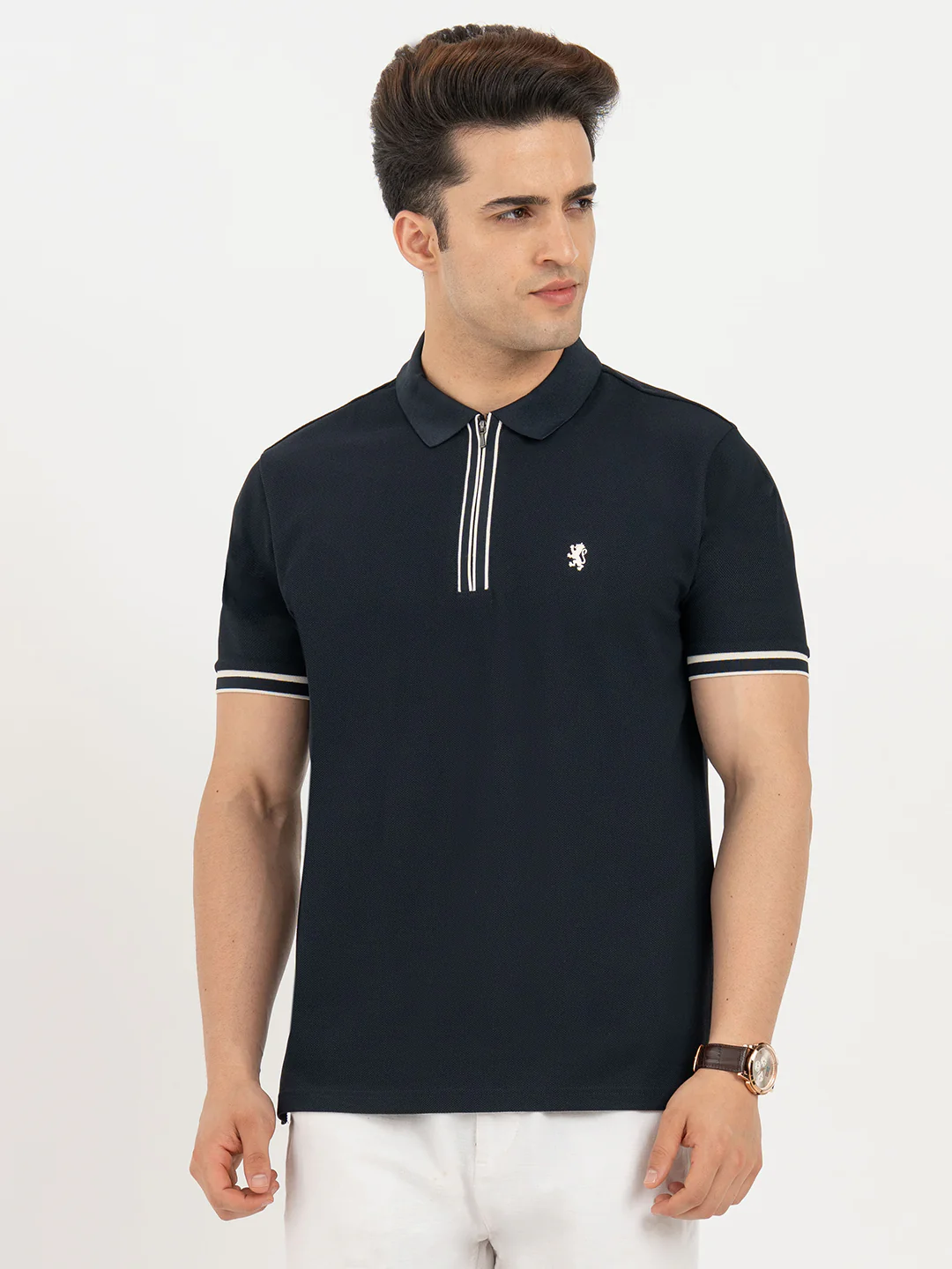 Polo T Shirts for Men in Dark Navy | Classic Polo T Shirts - Image 7