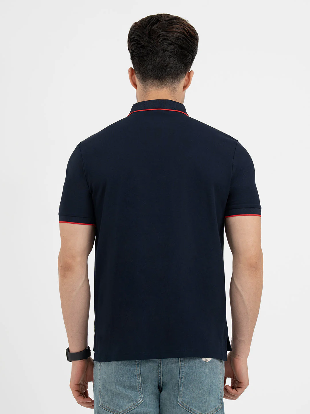 Polo T Shirts for Men in Dark Navy - Image 3