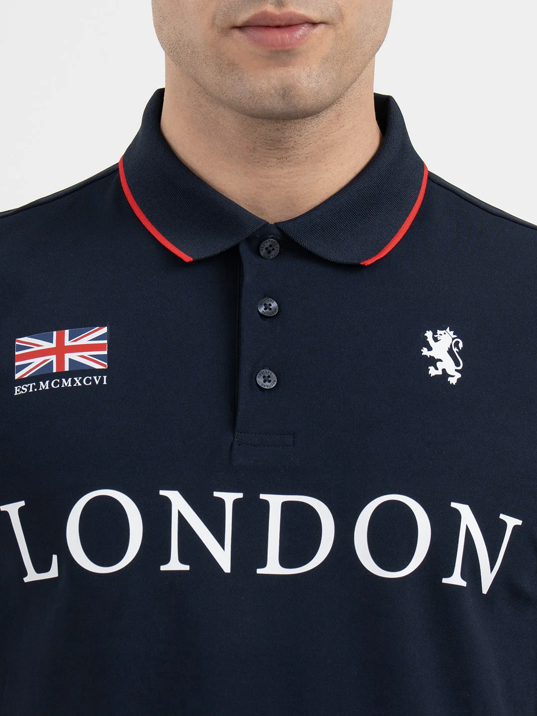 Polo T Shirts for Men in Dark Navy - Image 4