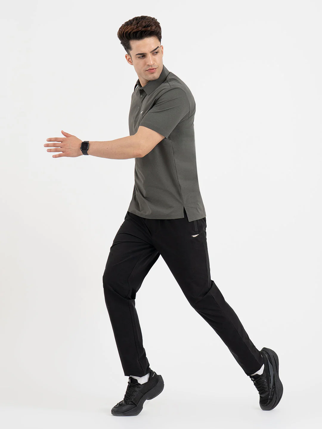 Polo T Shirts for Men in Dark Olive - Image 5