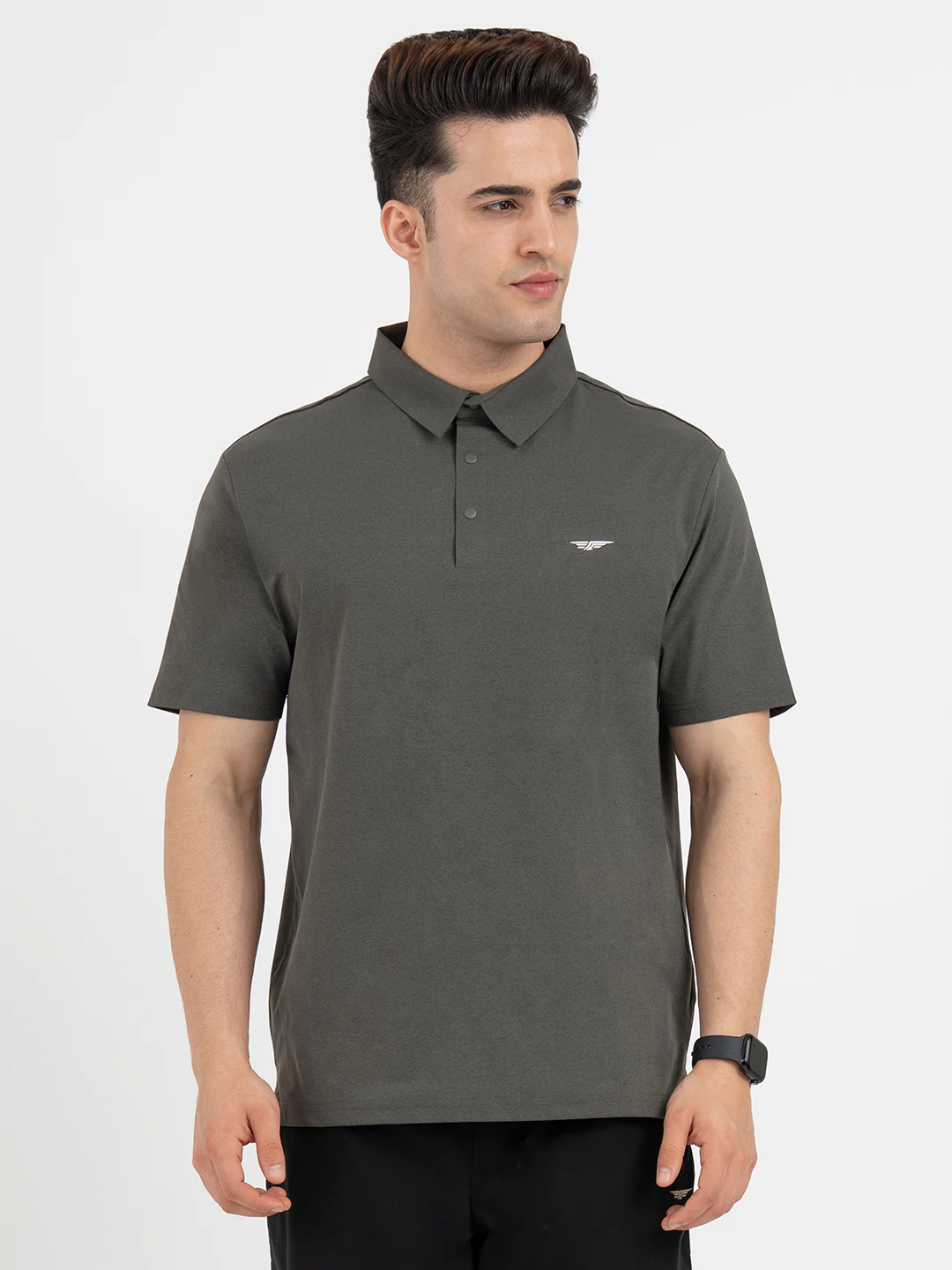 Polo T Shirts for Men in Dark Olive - Image 7