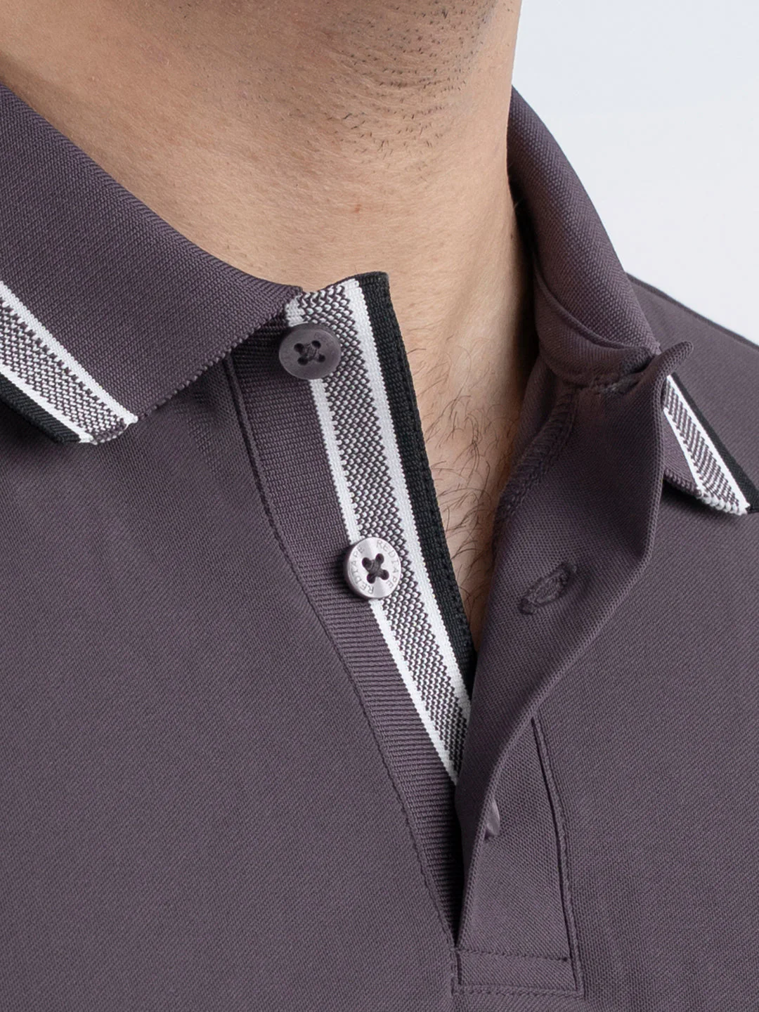 Polo T Shirts for Men in Dark Purple | Classic Polo T Shirts - Image 7