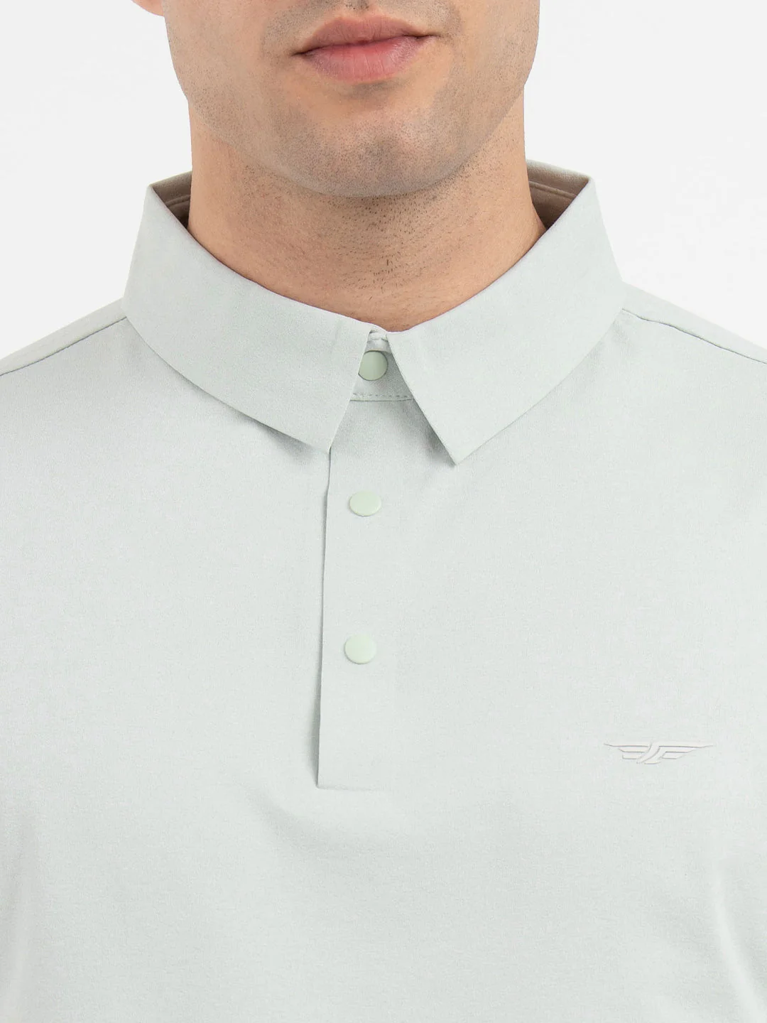 Polo T Shirts for Men in Light Green - Image 4