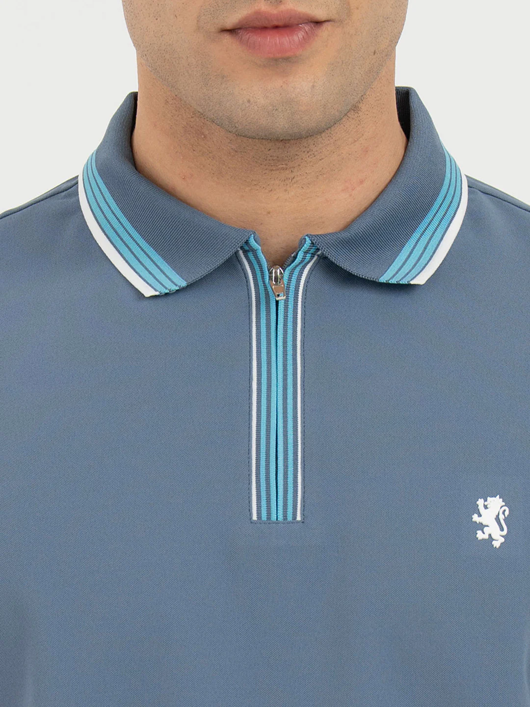 Polo T Shirts for Men in Light Grey | Classic Polo T Shirts - Image 4