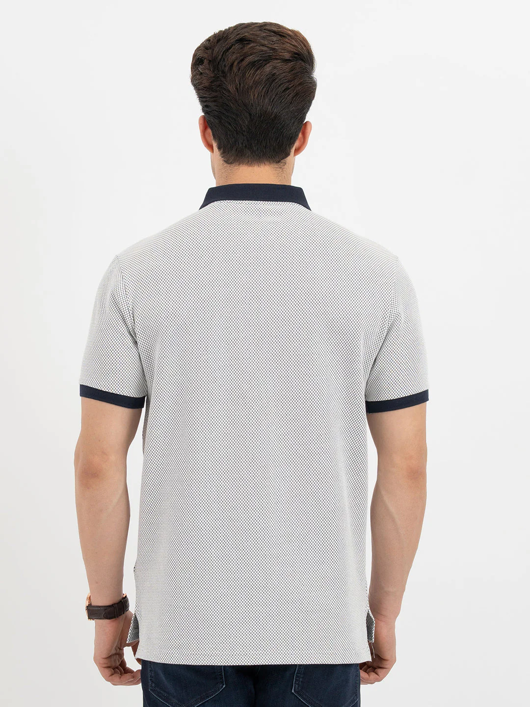 Polo T Shirts for Men in Navy - Image 3