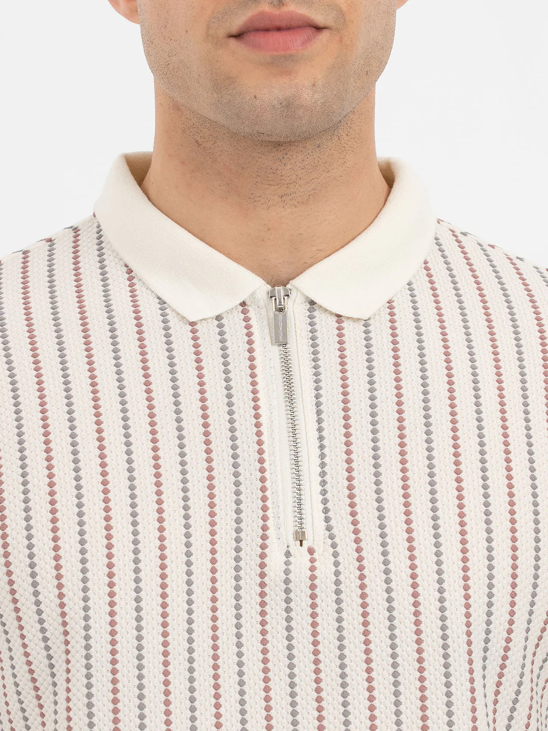 Polo T Shirts for Men in Off White - Image 4