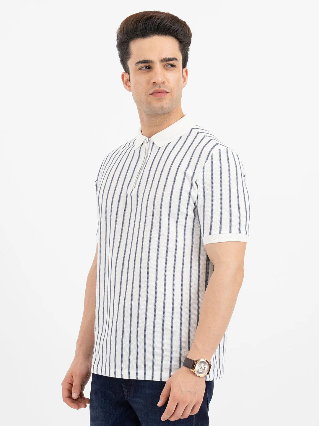 Polo T Shirts for Men in Off White - Image 2