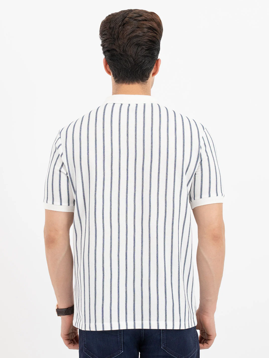 Polo T Shirts for Men in Off White - Image 3