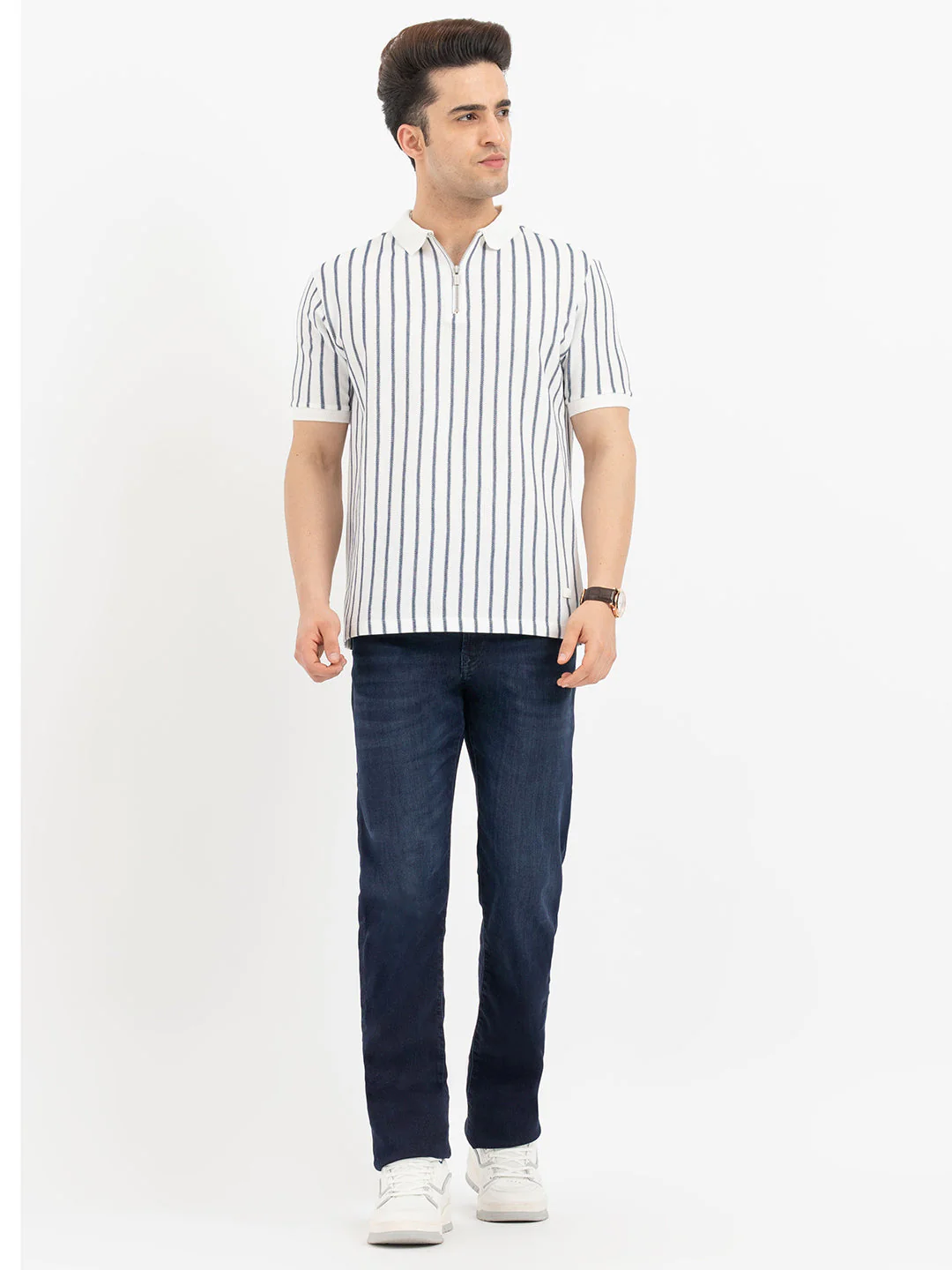 Polo T Shirts for Men in Off White - Image 5
