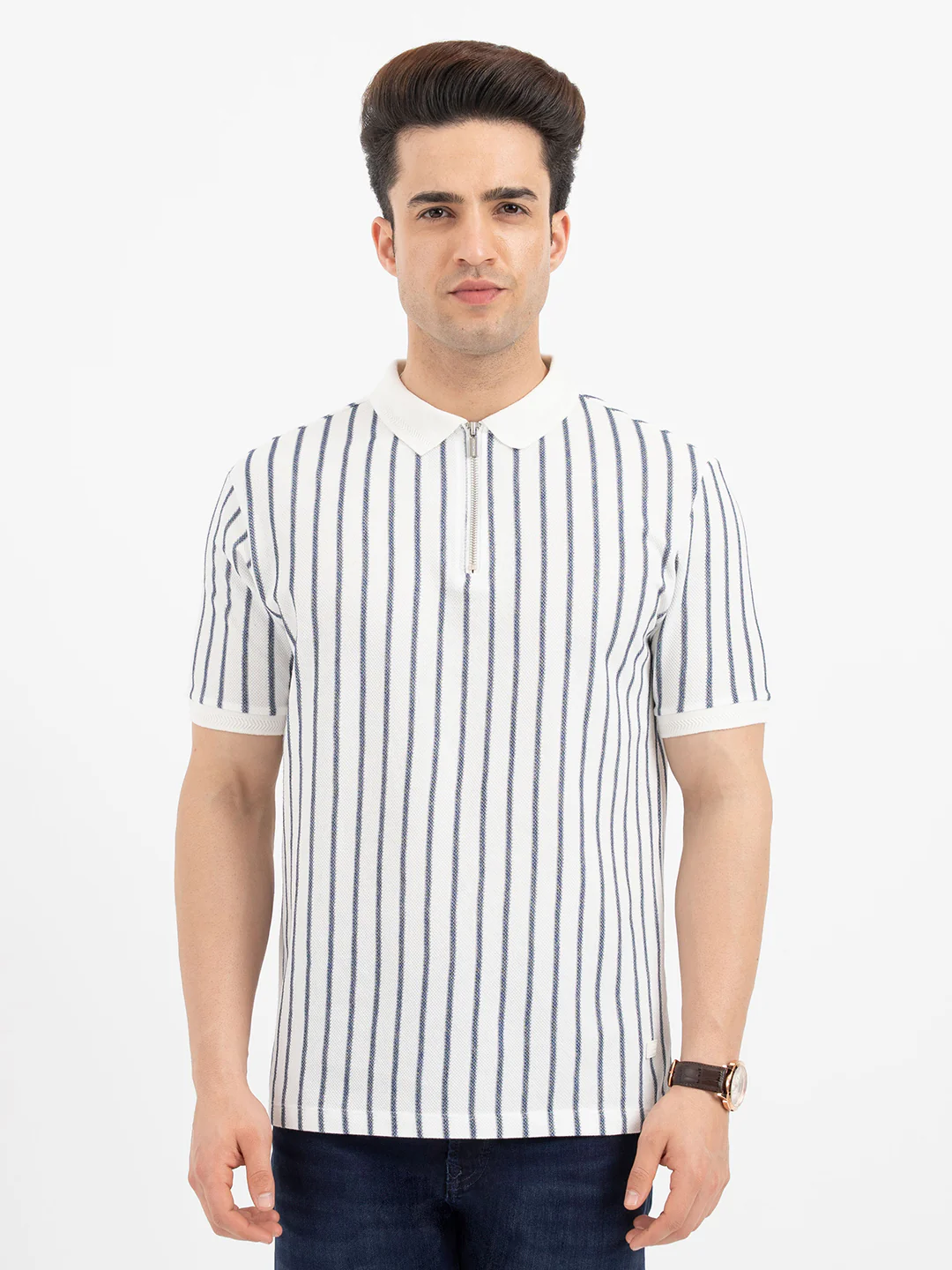 Polo T Shirts for Men in Off White - Image 7
