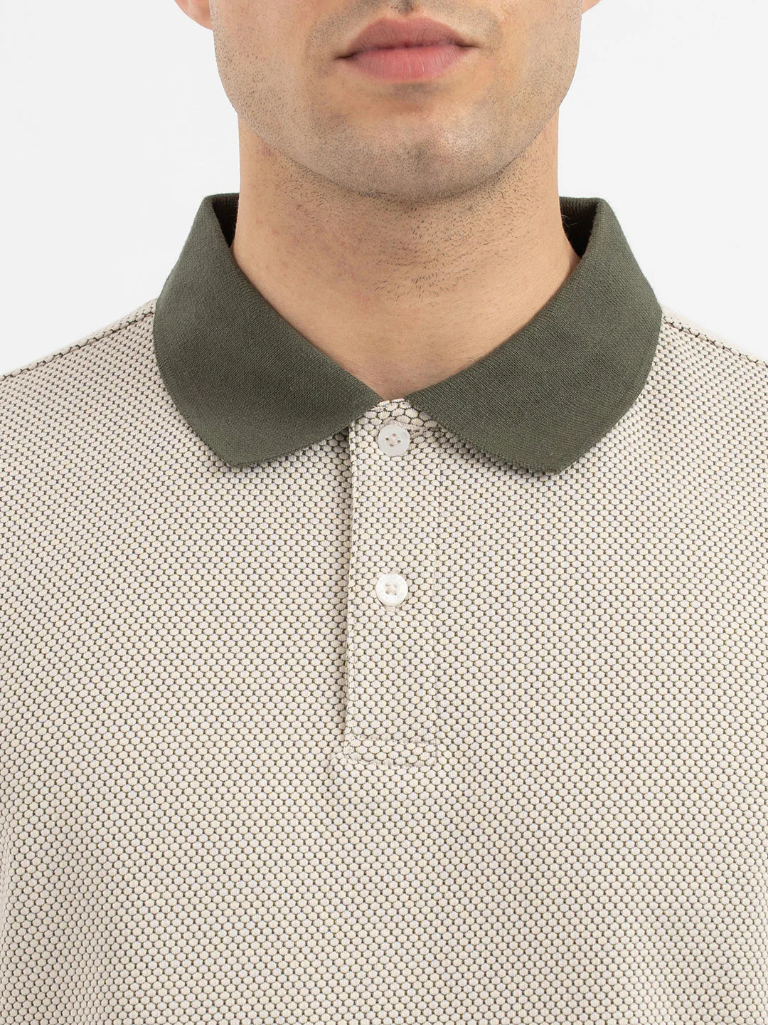 Polo T Shirts for Men in Olive - Image 4
