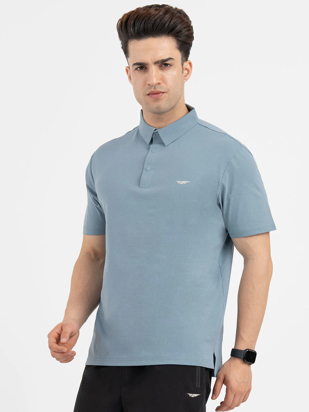 Polo T Shirts for Men in Stone Blue - Image 2