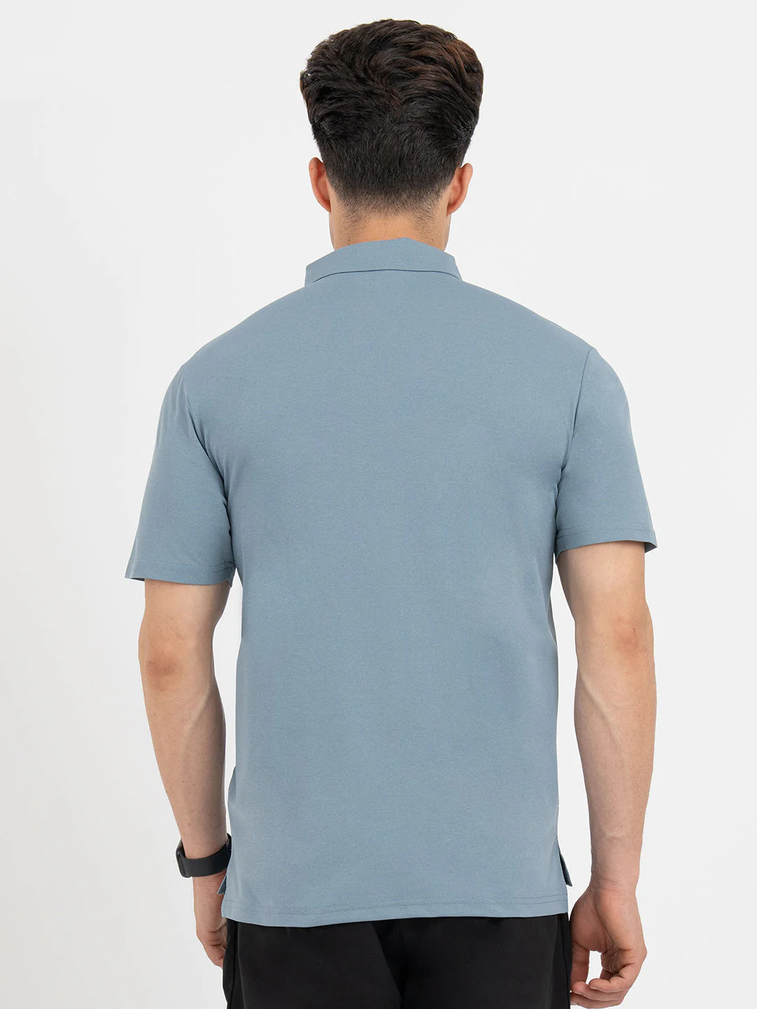 Polo T Shirts for Men in Stone Blue - Image 3