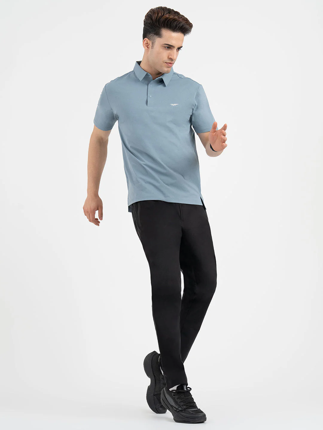 Polo T Shirts for Men in Stone Blue - Image 5
